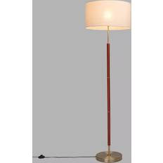 John lewis lamp John Lewis Hamilton - Walnut Stain/Antique Brass Floor Lamp