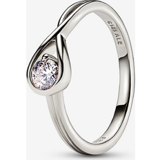 Pandora Diamond Rings Pandora Infinite Lab-grown Diamond Ring - 14k White Gold