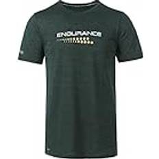 Abbigliamento Endurance Portofino S/S Performance Tee Green, Male, Tøj, T-shirt, Grøn