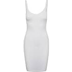 Pieces Toppe Pieces Pcballroom Long Singlet - White