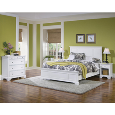 Queen - White Bed Packages Naples 3-Piece Off-White Bedroom Set