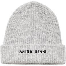 Alpaca Accessories Anine Bing Elia Beanie - Light Heather Grey