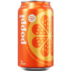 Fizzy Drinks Poppi Prebiotic Orange Soda 35.5cl 12pack