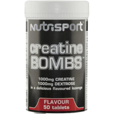 Strawberry Creatine Nutrisport Creatine Bombs 50 Tabs - Strawberry