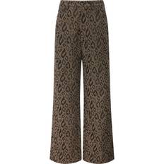 Clothing James Lakeland Women's Leopard Print Detail Trousers