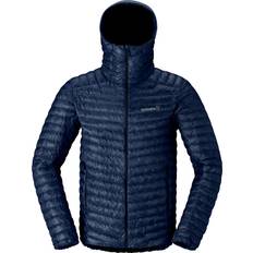 Norrøna Herr Kläder Norrøna Men's Trollveggen Superlight Down Hood Indigo Night Blue