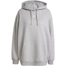 adidas Women's Essentials Oversized Fleece Hoodie - Medium Grey Heather