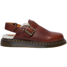 Dr. Martens Damen Pantoletten Dr. Martens Jorge II Ambassador Faux Fur Lined Slingback Mules - Cashew