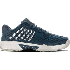 Grey Racket Sport Shoes K-Swiss Hypercourt Express 2 HB Mens Tennis Shoes