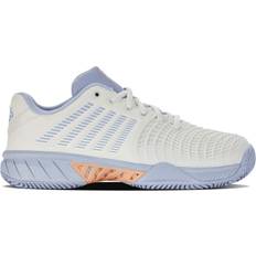 Grey - Women Racket Sport Shoes K-Swiss Express Light 3 HB - Blanc