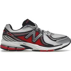 New Balance Silver Running Shoes New Balance 860v2 White Silver Red White/Silver/Red