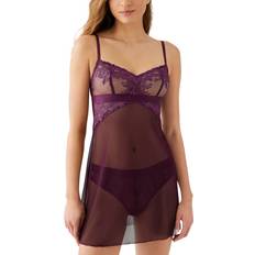 Morado Camisones b. tempt'd by Wacoal Opening Act Chemise Nightgown Potent Purple