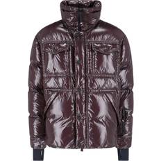 Moncler Grenoble Doudoune courte Tecka Marron