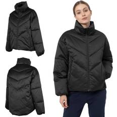 4F Women's jacket deep black H4Z22 KUDP019 20S