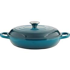 Le creuset 3.5 Le Creuset Deep Teal Signature Cast Iron Round med lock 3.5 L 30 cm