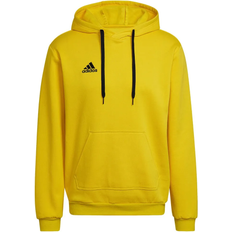 Sportswear Garment - Yellow Jumpers adidas Entrada 22 Hoodie - Team Yellow/Black