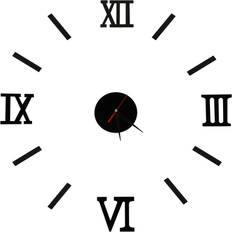 Pricenet Black Roman Numerals Veggklokke 130cm