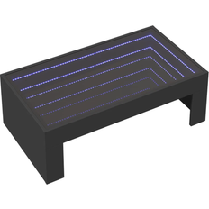 Glas Couchtische vidaXL 847617 Black Couchtisch 50x90cm