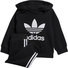 9-12M Tute Adidas Completo Adicolor Hoodie Infant - Black