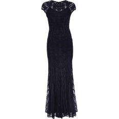 Phase Eight Luana Tapework Maxi Dress - Navy