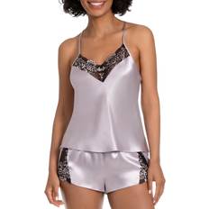 In Bloom by Jonquil Iliana Cami Short Pajama Set - Silver Lilac