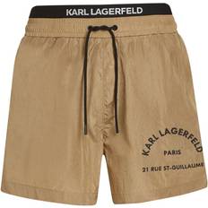 Swimwear Karl Lagerfeld Rue St-Guillaume Swim Shorts - Men - Brown