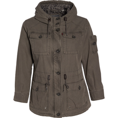 Levi's Women Outerwear Levi's Women's Hooded Cotton Utility Jacket - Grey