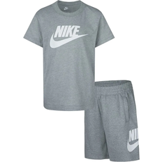 Babys - Grau Sonstige Sets NIKE Baby T-shirt & Shorts Set - Dark Grey Heather