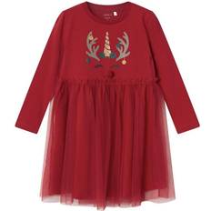 Name It Rjul Christmas Dress - Jester Red (13234527)