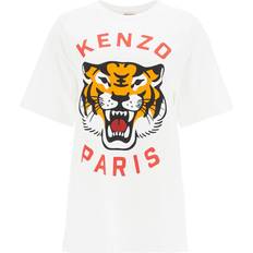 Kenzo Lucky Tiger Crew-Neck T-Shirt - White