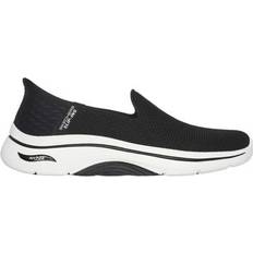 Vegan Walking Shoes Delara Slip-On Shoes - Black/White