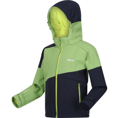 Niña Chaquetas Cortavientos Regatta Kid's Acidity VII Softshell Jacket - Piquant Green Navy (RKL123_VCF)