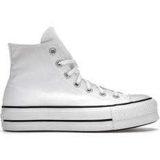 Black hi top converse size 5 Converse Chuck Taylor All Star Lift Platform Canvas - White/Black/White