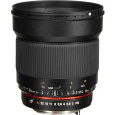 Rokinon Camera Lenses Rokinon 16mm F2.0 ED AS UMC CS Lens for Pentax K