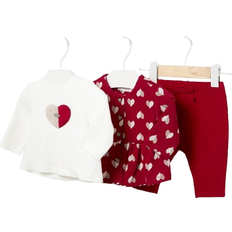 Mayoral Newborn Heart Set 3-pack - Red (14-02785-067)