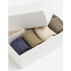 Underwear H&M Wool-blend Socks 4-pack - Blue