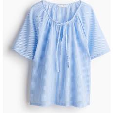 H&M Blouses H&M Raglan-sleeved Blouse - Blue