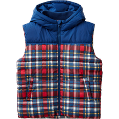 Polyester Padded Vests United Colors of Benetton Kid's Tartan Padded Vest - Multicolor (2DFVCJ00S_63C)