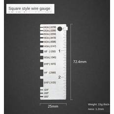 Anni 0-36 Round AWG SWG Wire Gauge Tool Measurement Tool