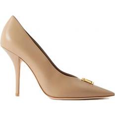 Burberry Pumps Burberry Ezra 100 Monogram Motif Leather Pumps - Brown