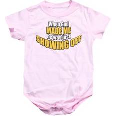 Children's Clothing Trevco Showing Off Infant Snapsuit - Pink