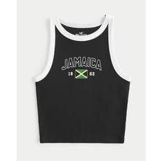 Hollister Co. Tank Tops Hollister Co. Ribbed Jamaica Graphic High-Neck Tank - Women's