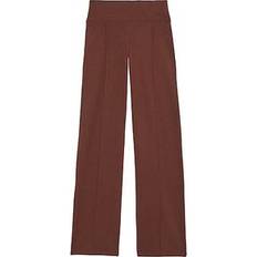 PINK Pants PINK Cotton Straight-Leg Pants - Brown/Women's Bottoms -