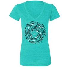 Woman's V-Neck T-Shirt - Teal