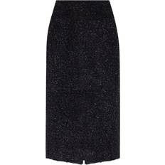 Balenciaga Skirts Balenciaga Tweed Midi Skirt - Women - Black