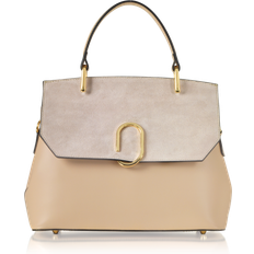 Mocka Handväskor Le Parmentier Thais Satchel Bag - Beige