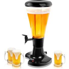 Non-Slip Beverage Dispensers Goplus with LED Lights Beverage Dispenser 0.79gal