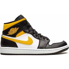 Nike Air Jordan Basketball Shoes Jordan Air 1 Mid - Black/University Gold