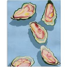 Bold Oysters Canvas Wall 36 x 48 Framed Art