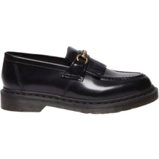 Textile - Women Low Shoes Dr. Martens Adrian Snaffle Smooth Leather Tassel Loafers - Black